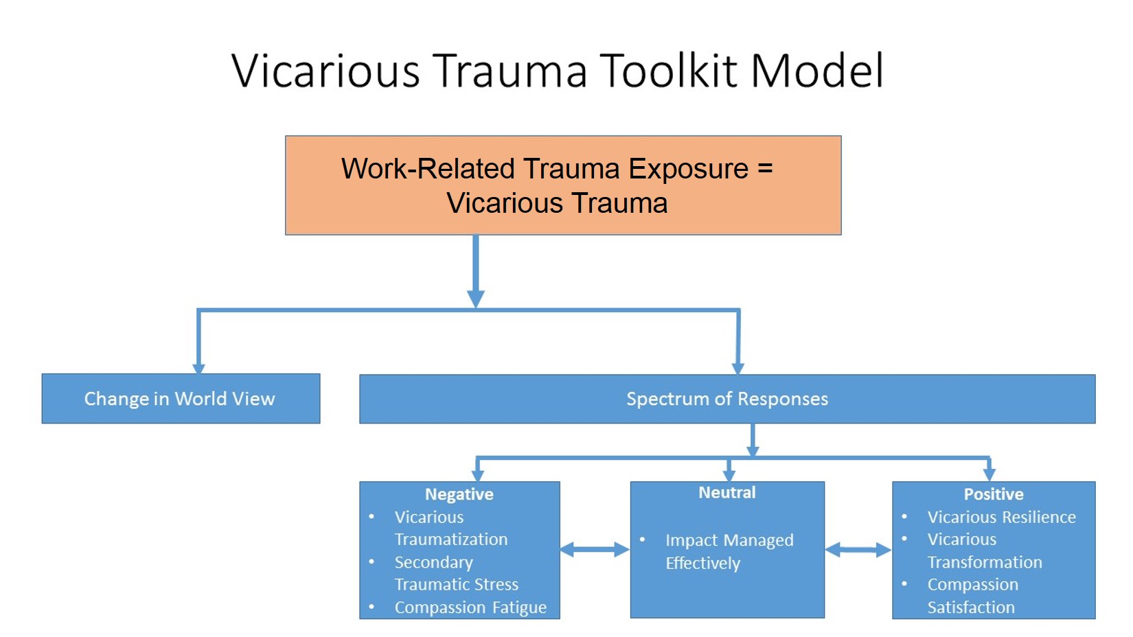 Vicarious Trauma Toolkit Model