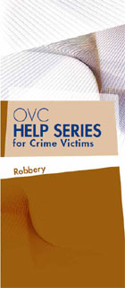 OVC Help Series for Crime Victims - Robbery