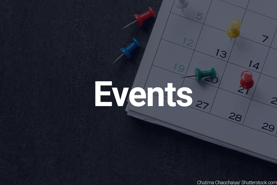 Text: Events Image: Calendar
